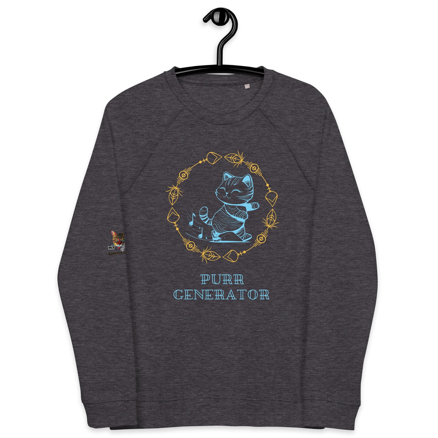 Purr Generator Plush Organic Sweatshirt