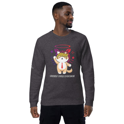 young black man is wearing a grey sweatshirt