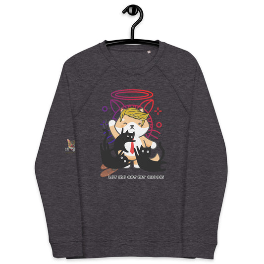 unisex-organic-raglan-sweatshirt-charcoal-melange-front-669f610ccd3da