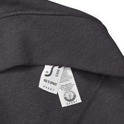 close up tag organic sol's-space fleece sweatshirt
