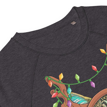 Catmas Spirit Unisex Organic Raglan Sweatshirt