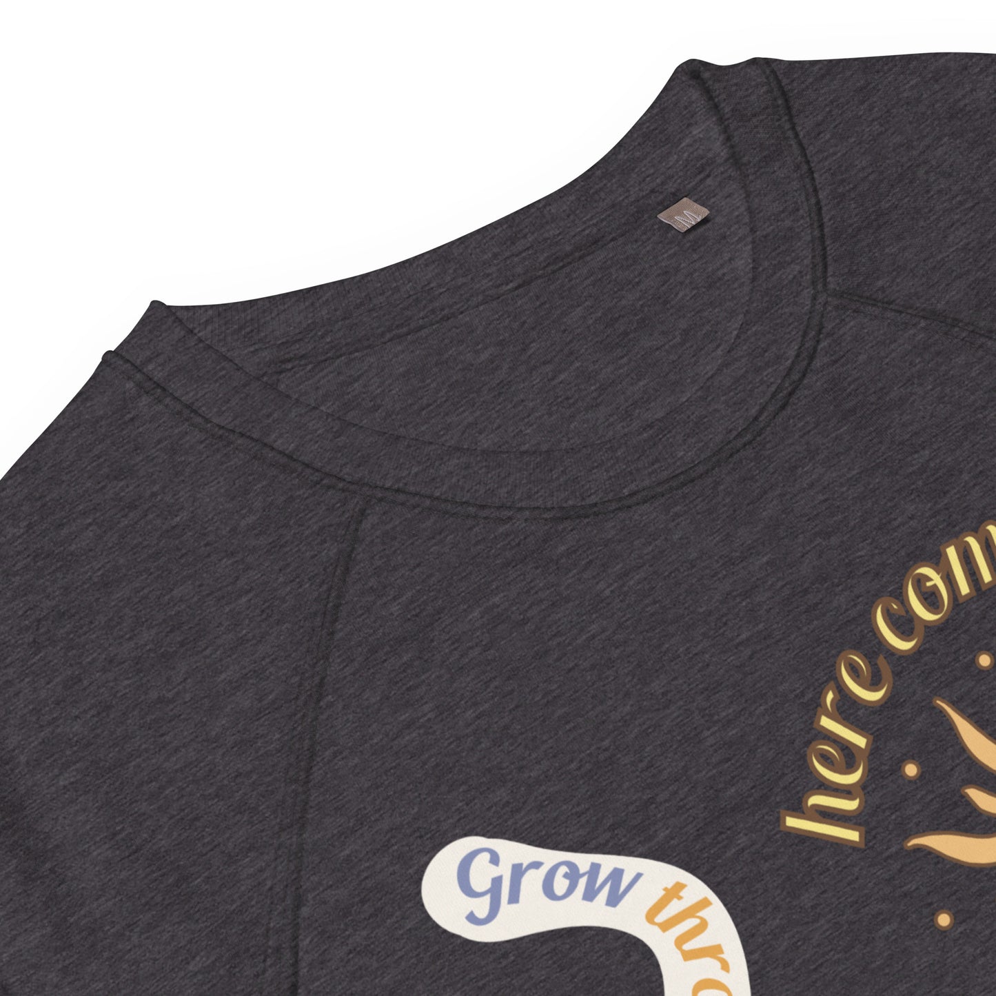 Let Love Grow Unisex Organic Sweatshirt
