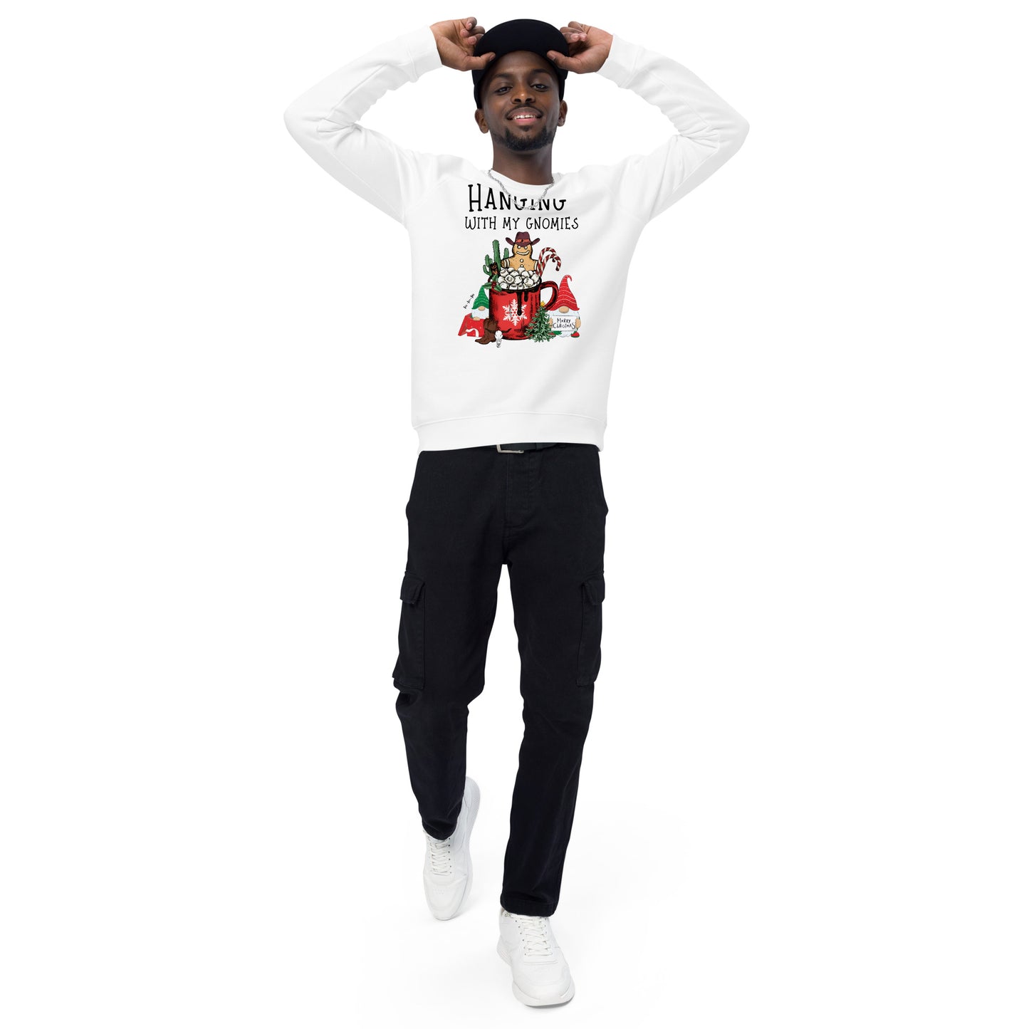 Gingerbread Gnomies Unisex Organic Sweatshirt