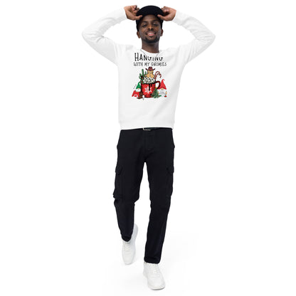Gingerbread Gnomies Unisex Organic Sweatshirt