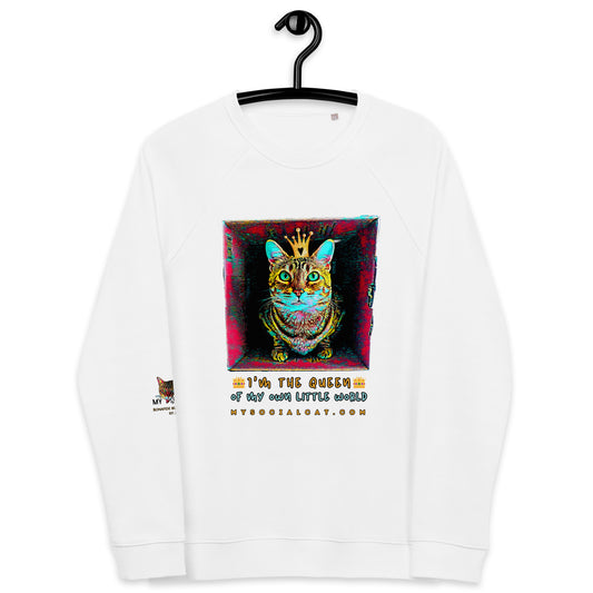 I'm the Queen Organic Raglan Sweatshirt