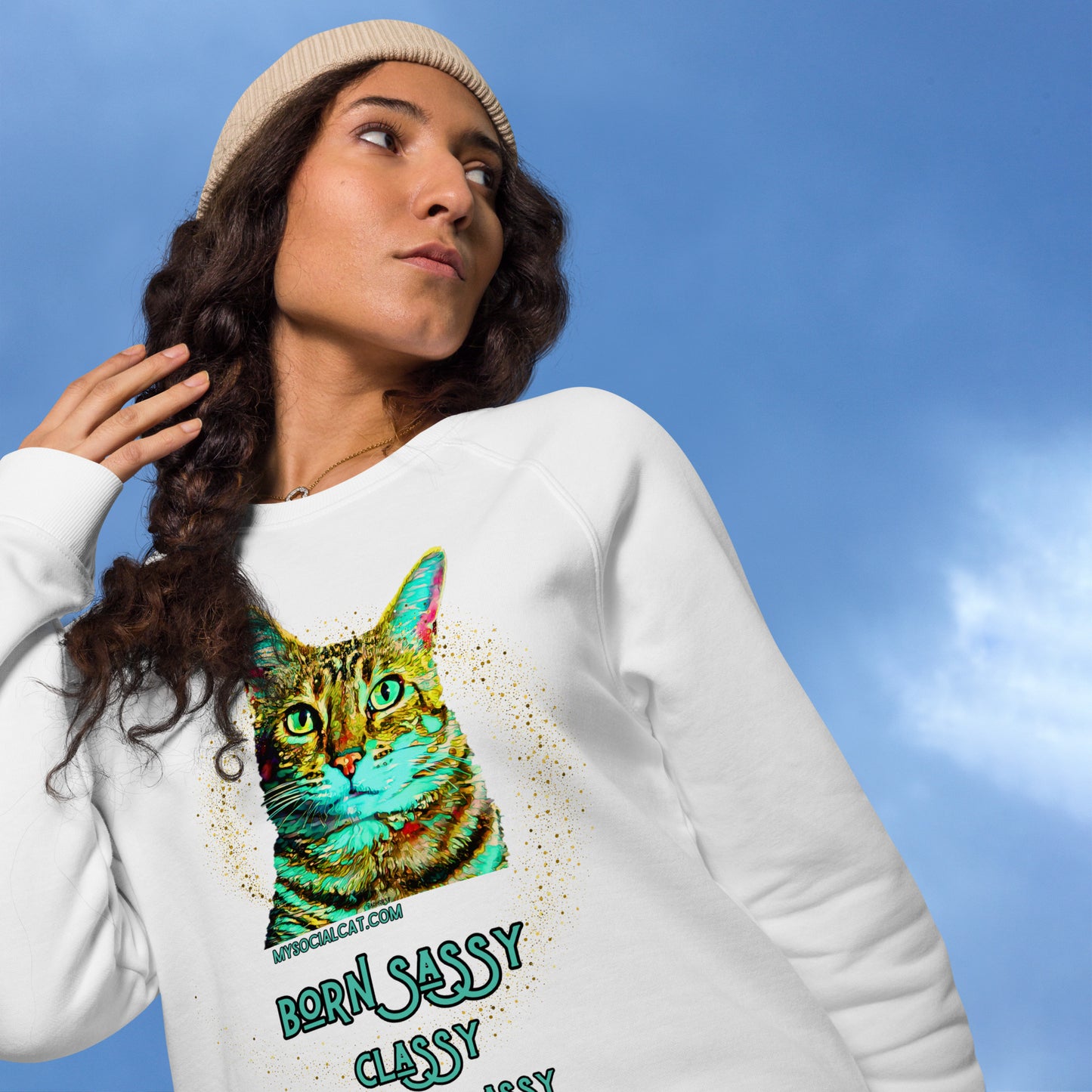 Born Sassy Plush Organic Sweatshirt