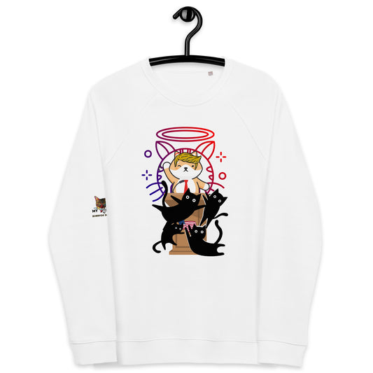 unisex-organic-raglan-sweatshirt-white-front-669ddc6cdd849 trump top dog boss