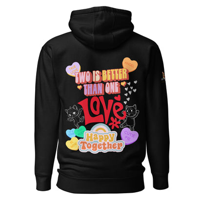 Two Is Better Than One Unisex Hoodie