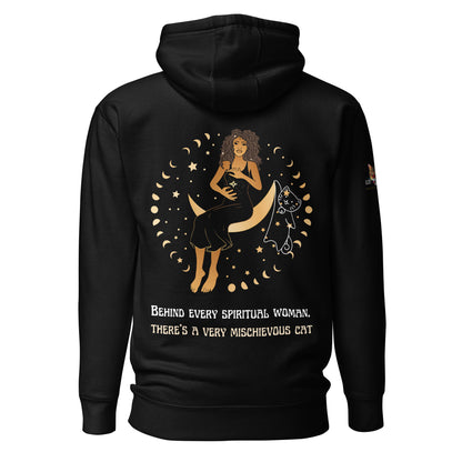 Mischievous Cat Unisex Hoodie