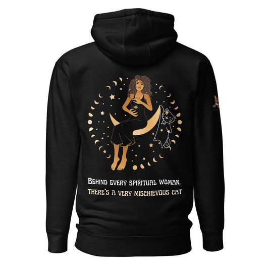 Mischievous Cat Unisex Hoodie