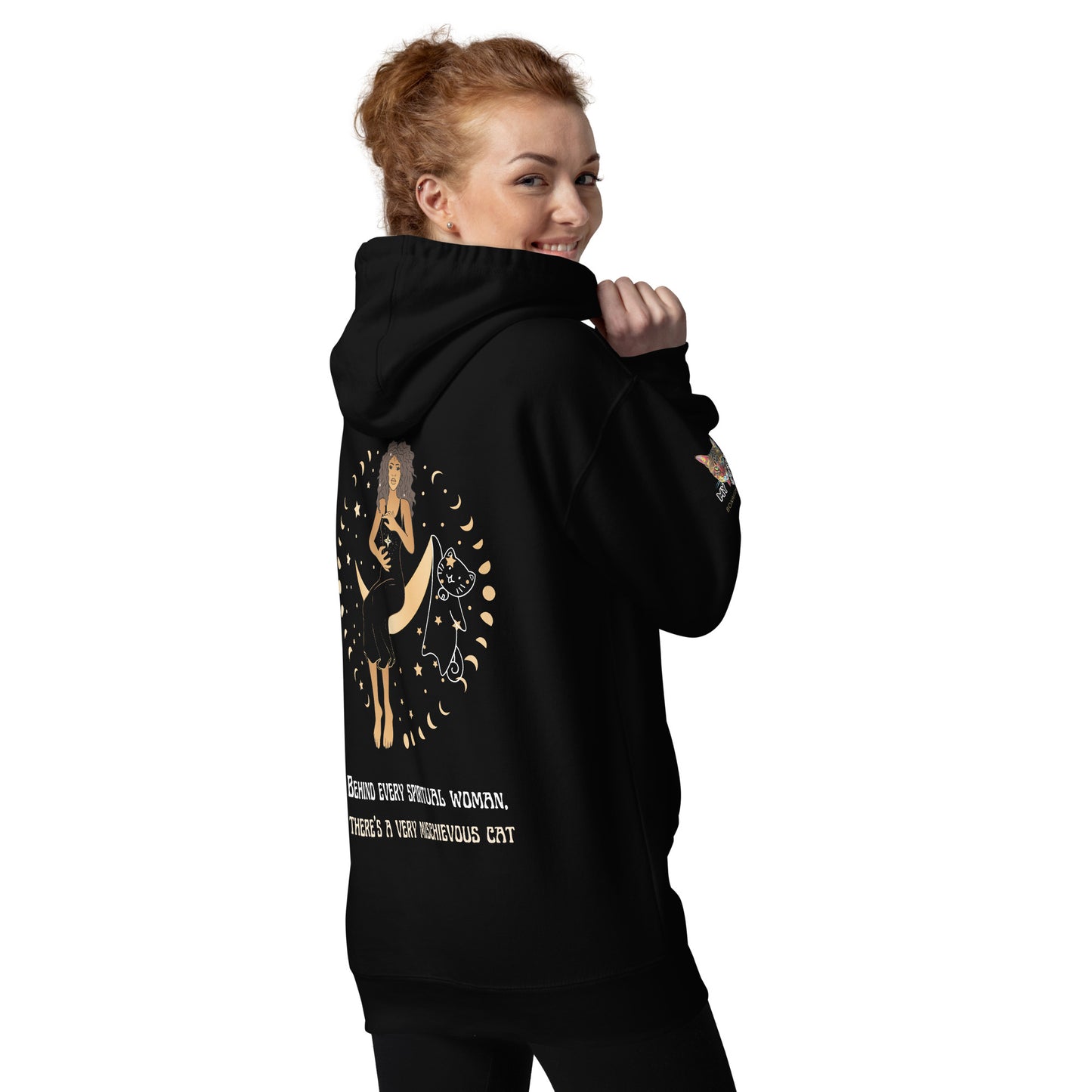 Mischievous Cat Unisex Hoodie