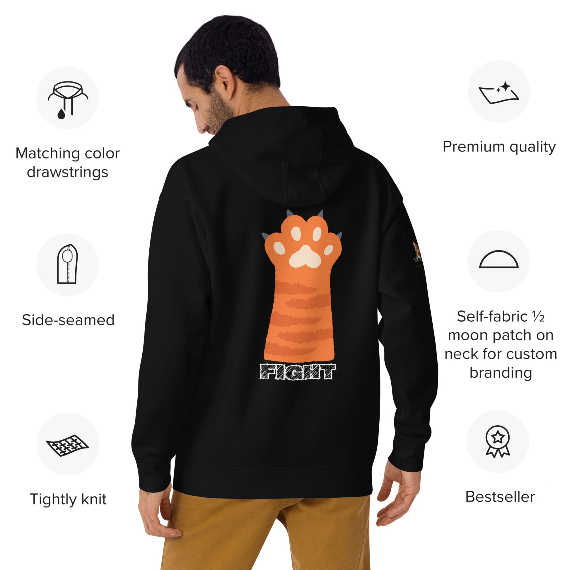 unisex-premium-hoodie-black-back-669f42f6937f4 trump fight
