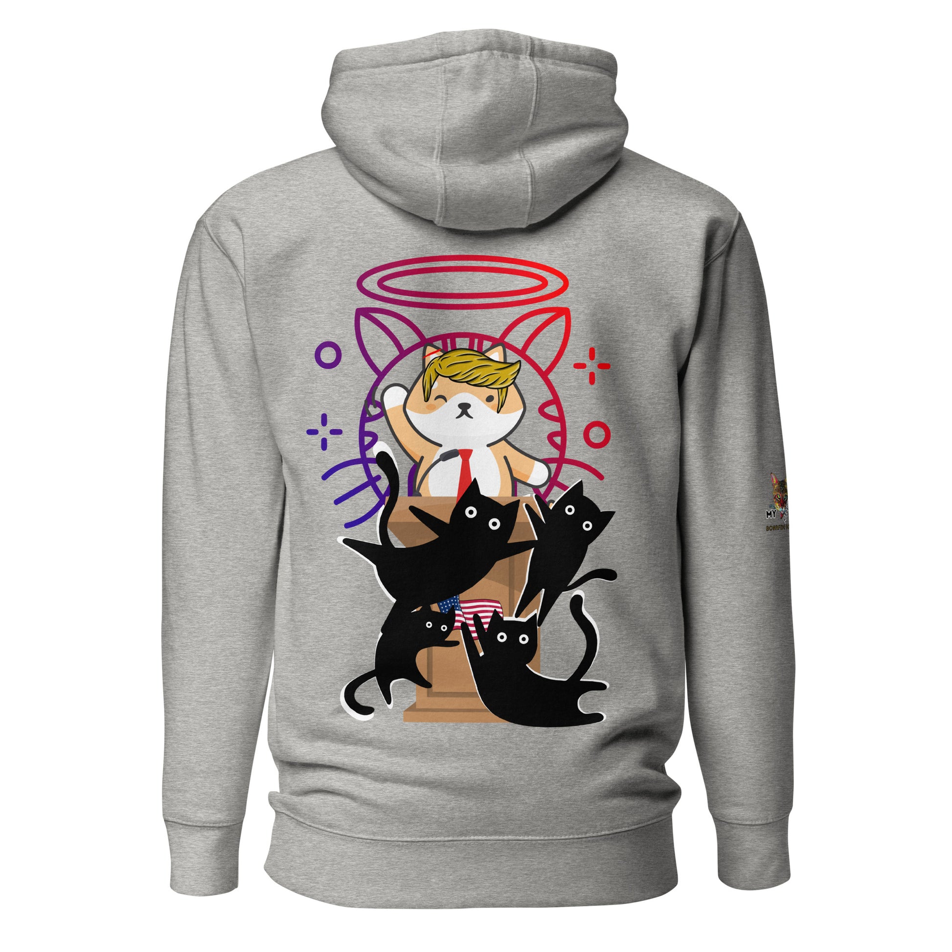 unisex-premium-hoodie-carbon-grey-back-669de7c6cdcca trump usa