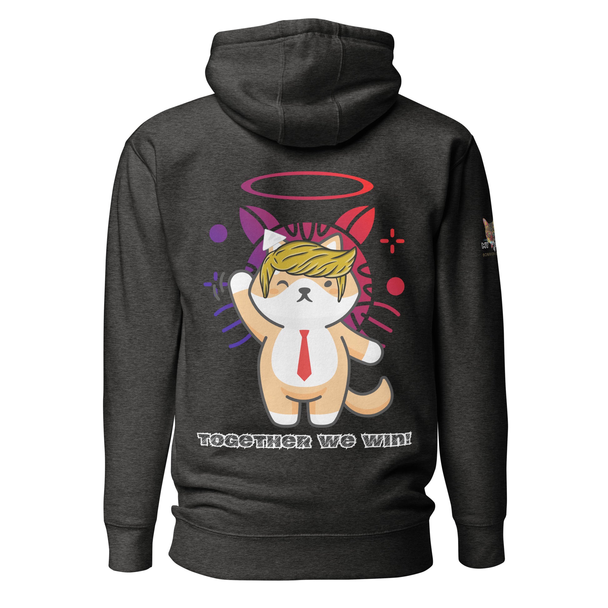 unisex-premium-hoodie-charcoal-heather-back-66a152c035ca4 trump together we win