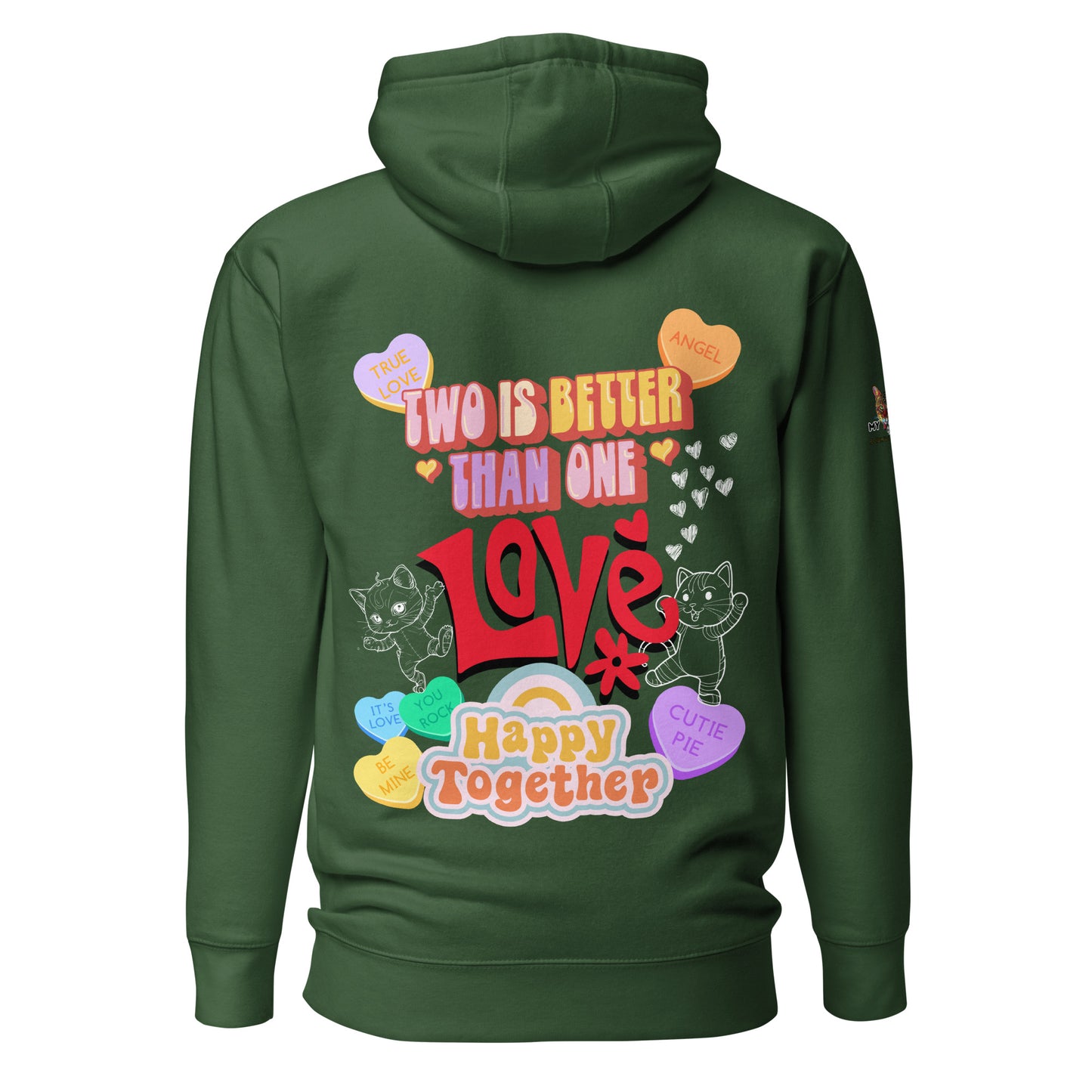 Two Is Better Than One Unisex Hoodie
