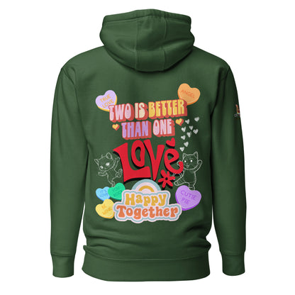 Two Is Better Than One Unisex Hoodie