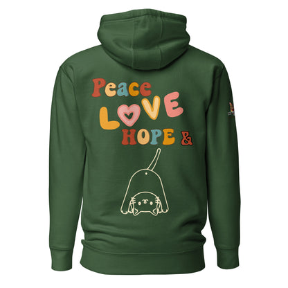 Peace Love Hope Unisex Hoodie