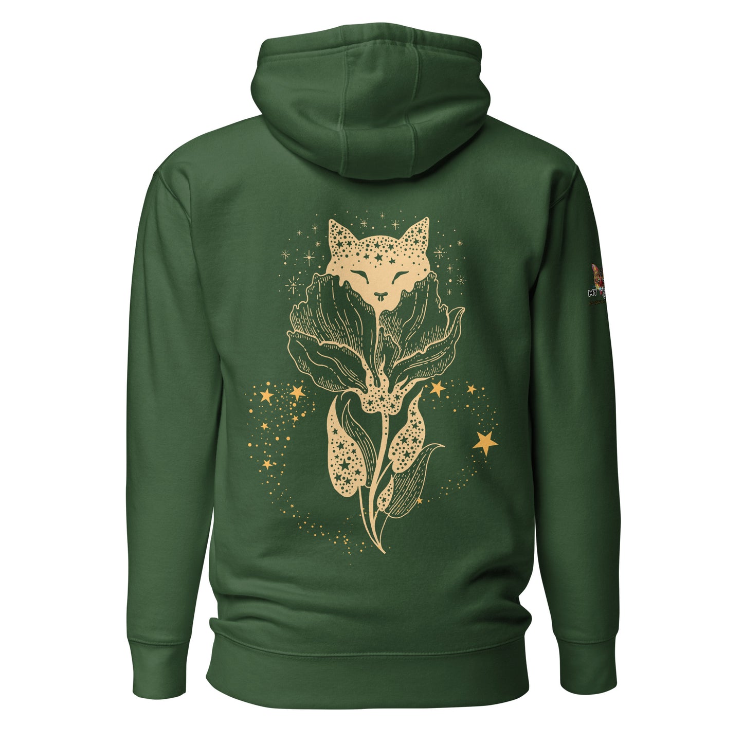 Cat Flower Unisex Hoodie