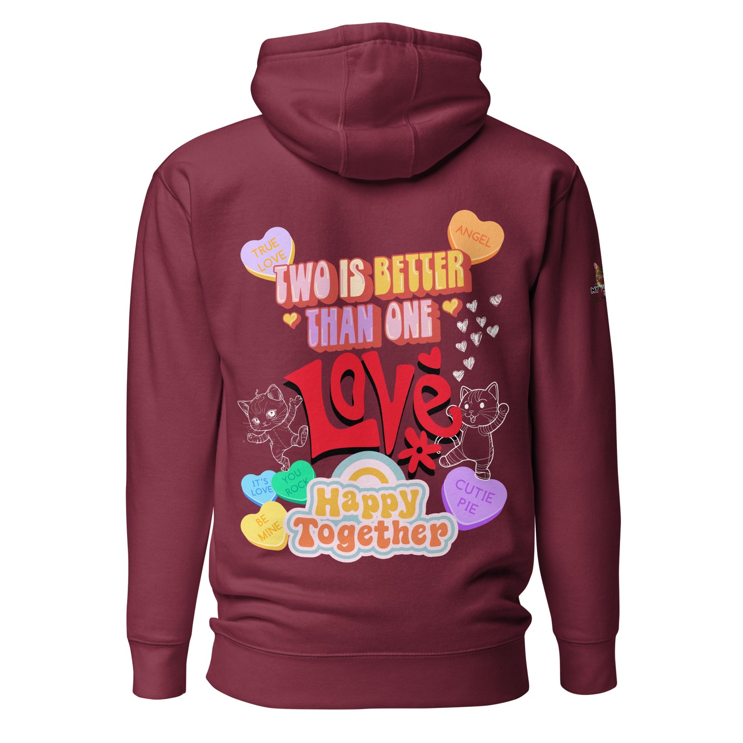 Two Is Better Than One Unisex Hoodie