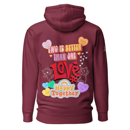 Two Is Better Than One Unisex Hoodie