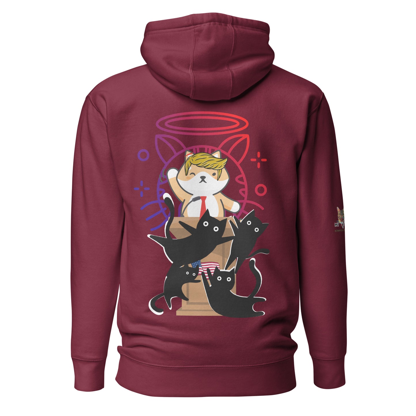 unisex-premium-hoodie-maroon-back-669de7c6e6cb6 trump usa
