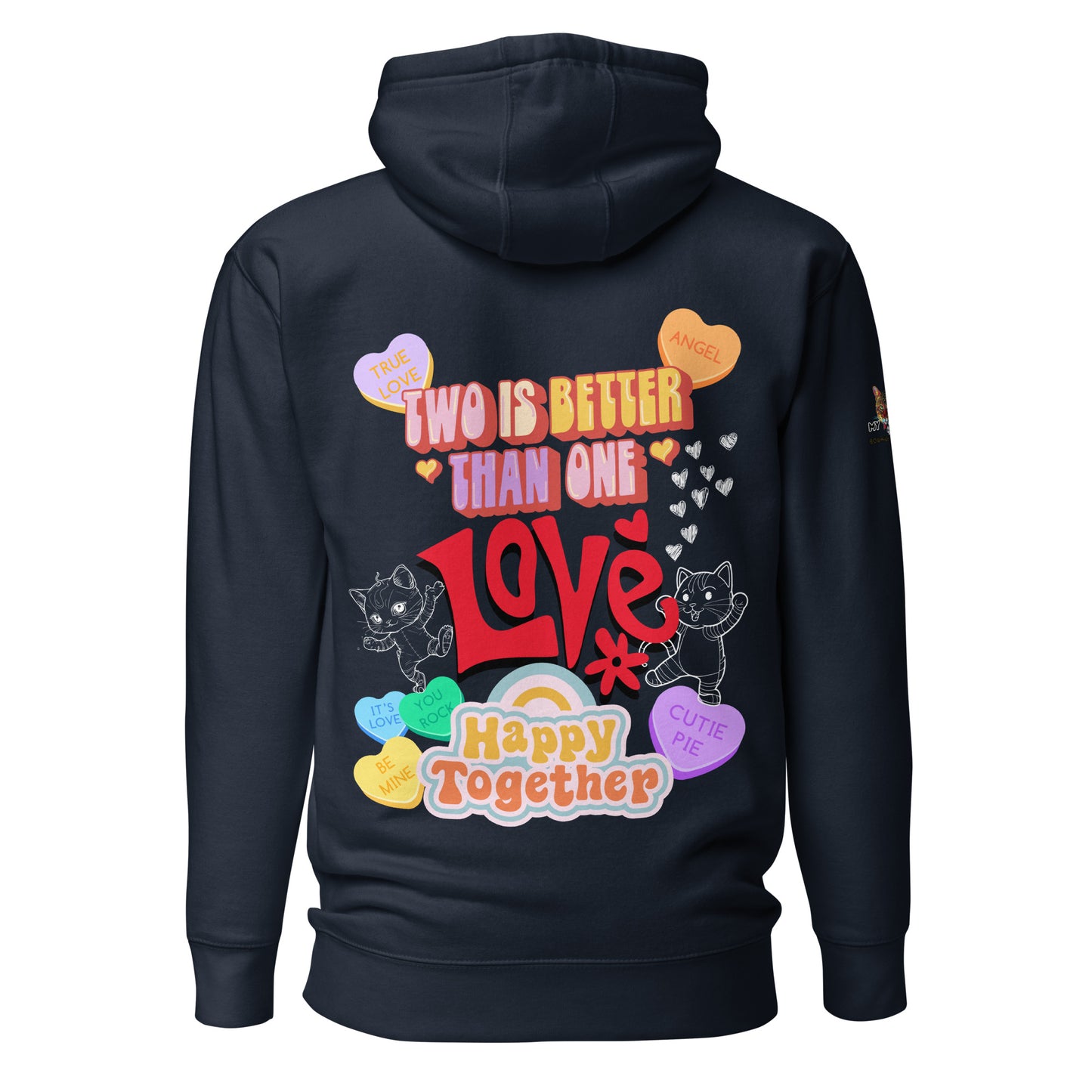 Two Is Better Than One Unisex Hoodie