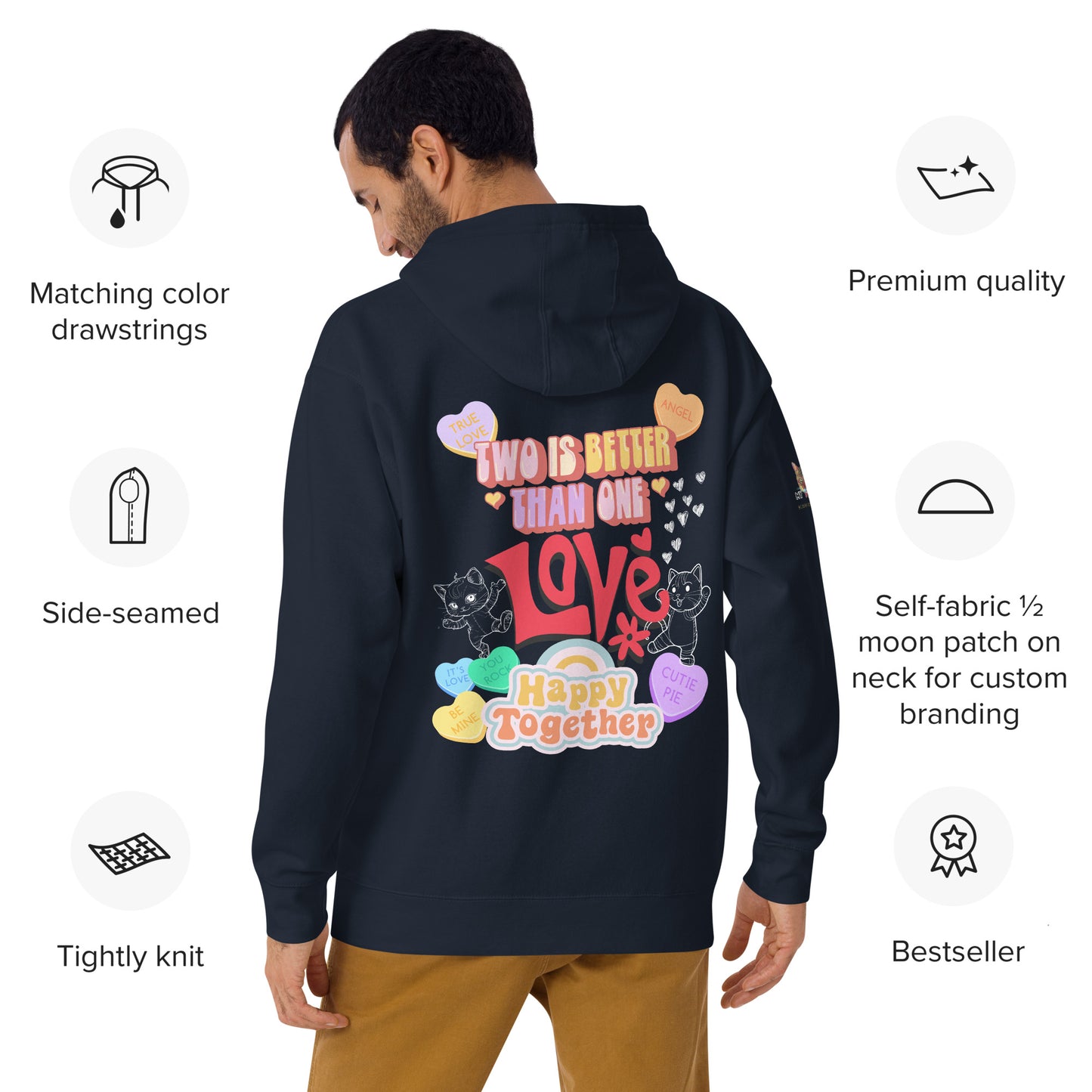 Two Is Better Than One Unisex Hoodie