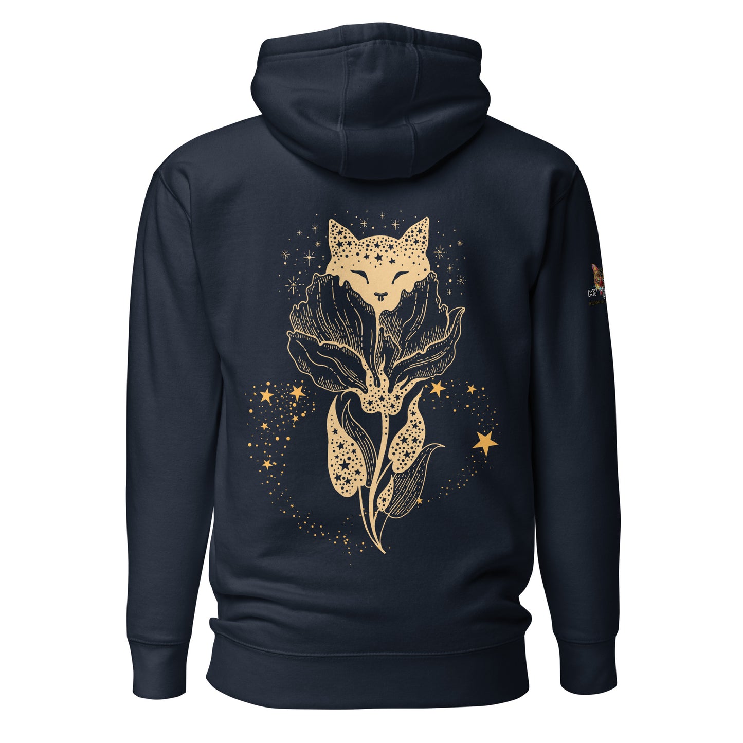 Cat Flower Unisex Hoodie