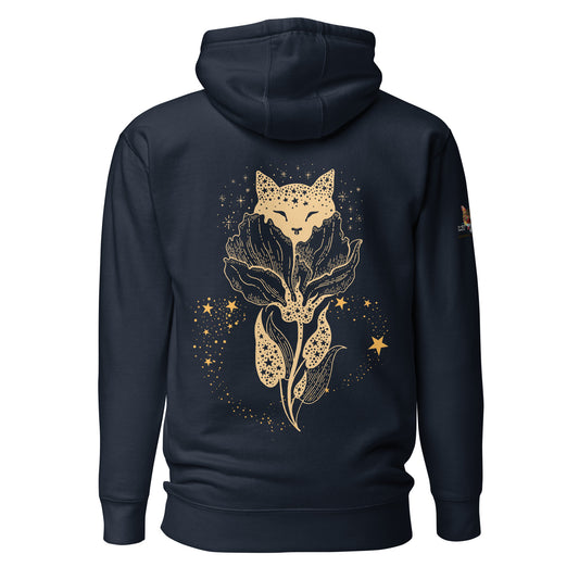 Cat Flower Unisex Hoodie