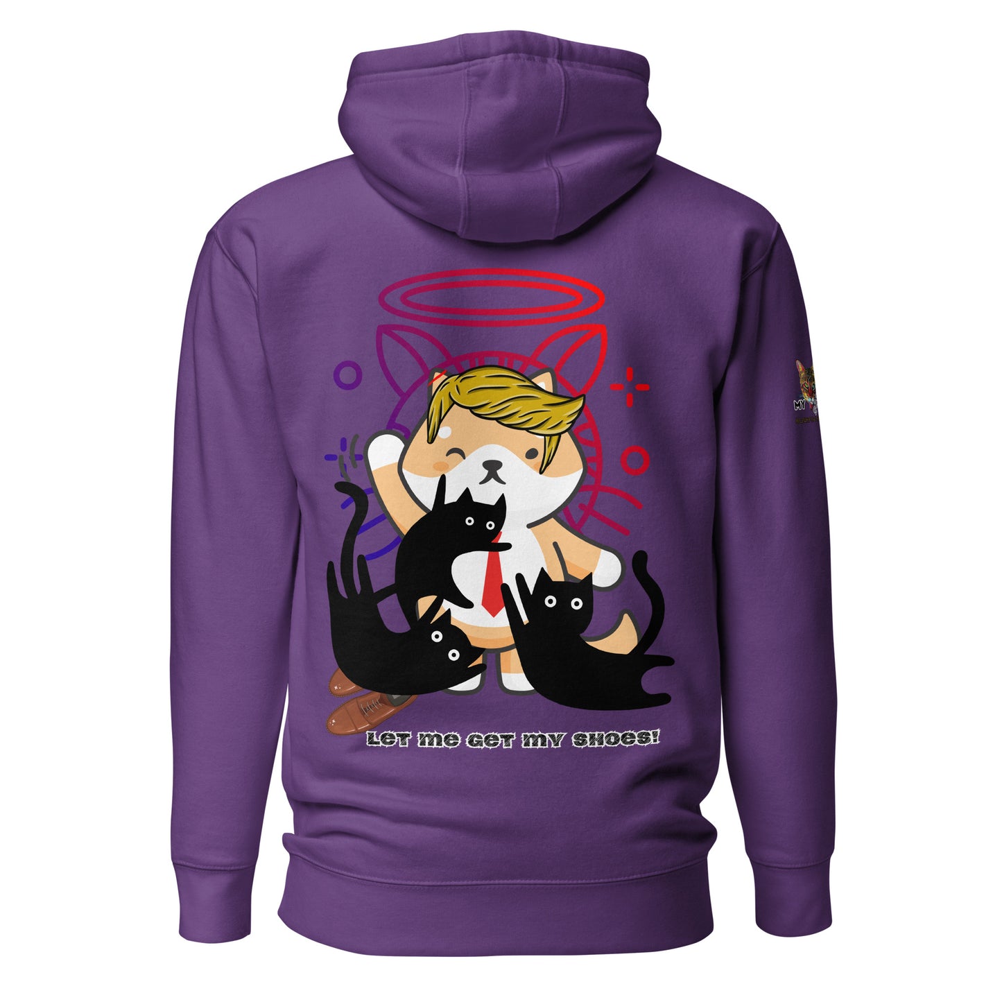 unisex-premium-hoodie-purple-back-669f65c05448c trump let me get my shoes