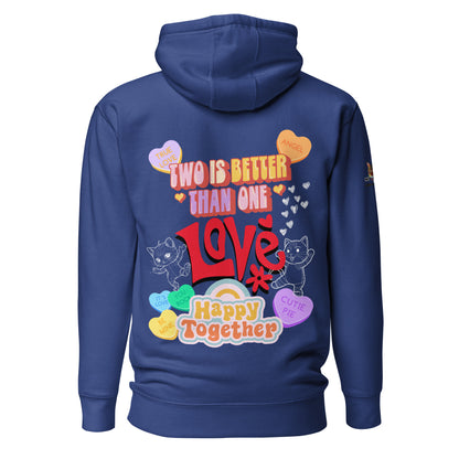 Two Is Better Than One Unisex Hoodie