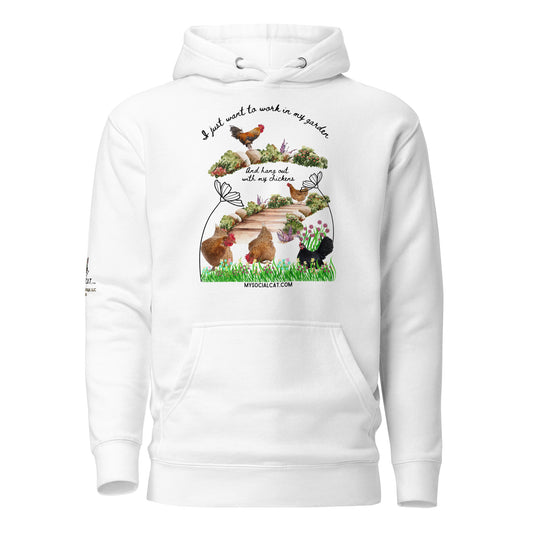 Work In My Garden Unisex Soft Hoodie