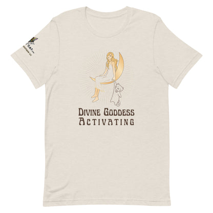 heather dust tee on white background