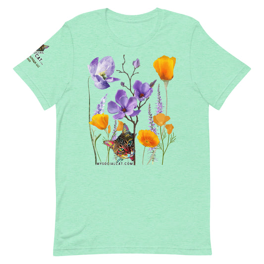 Poppies & Felines Unisex Tee