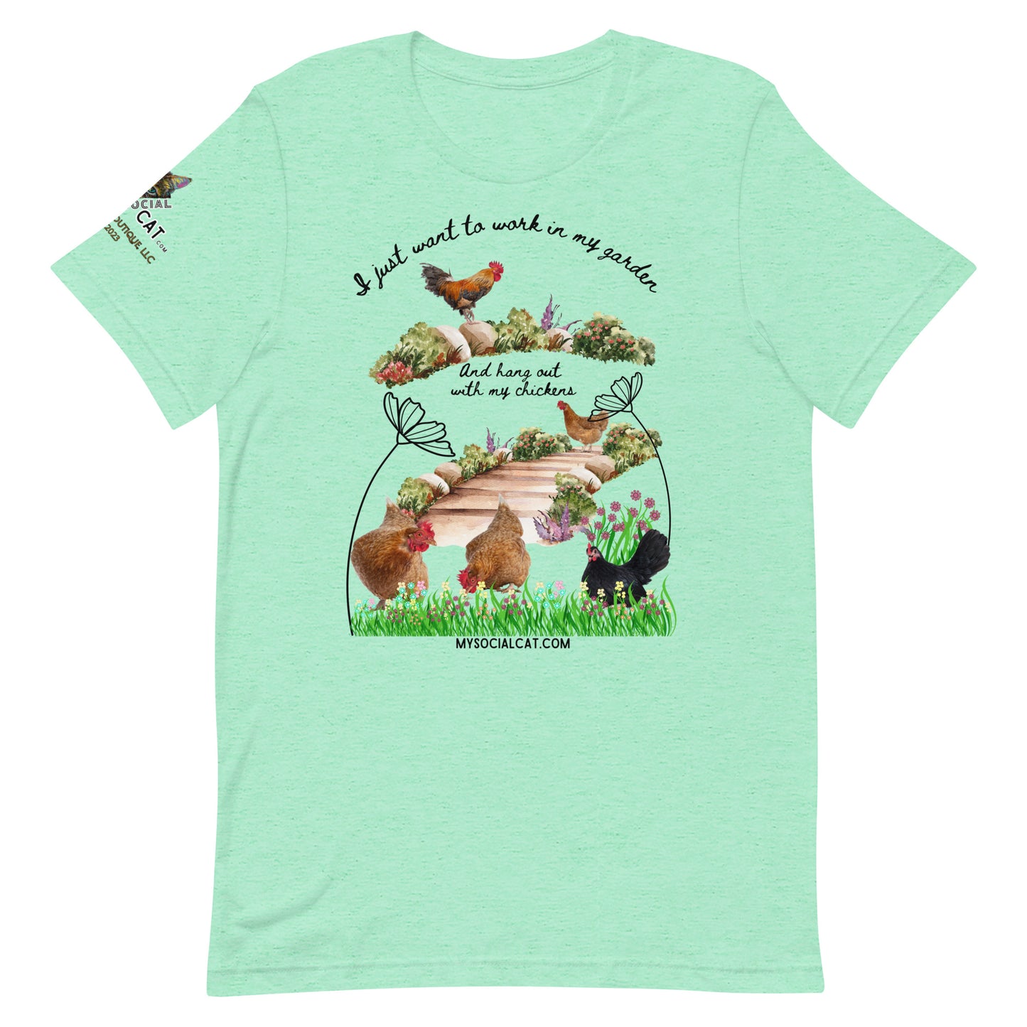 Work In My Garden Unisex Tee
