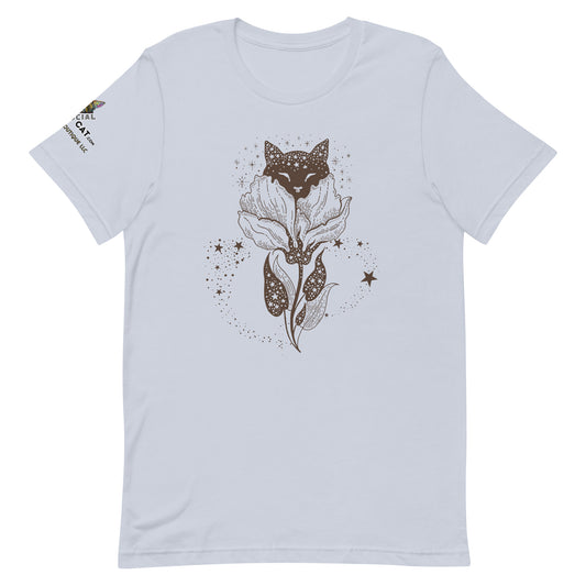 Cat Flower Unisex Tee