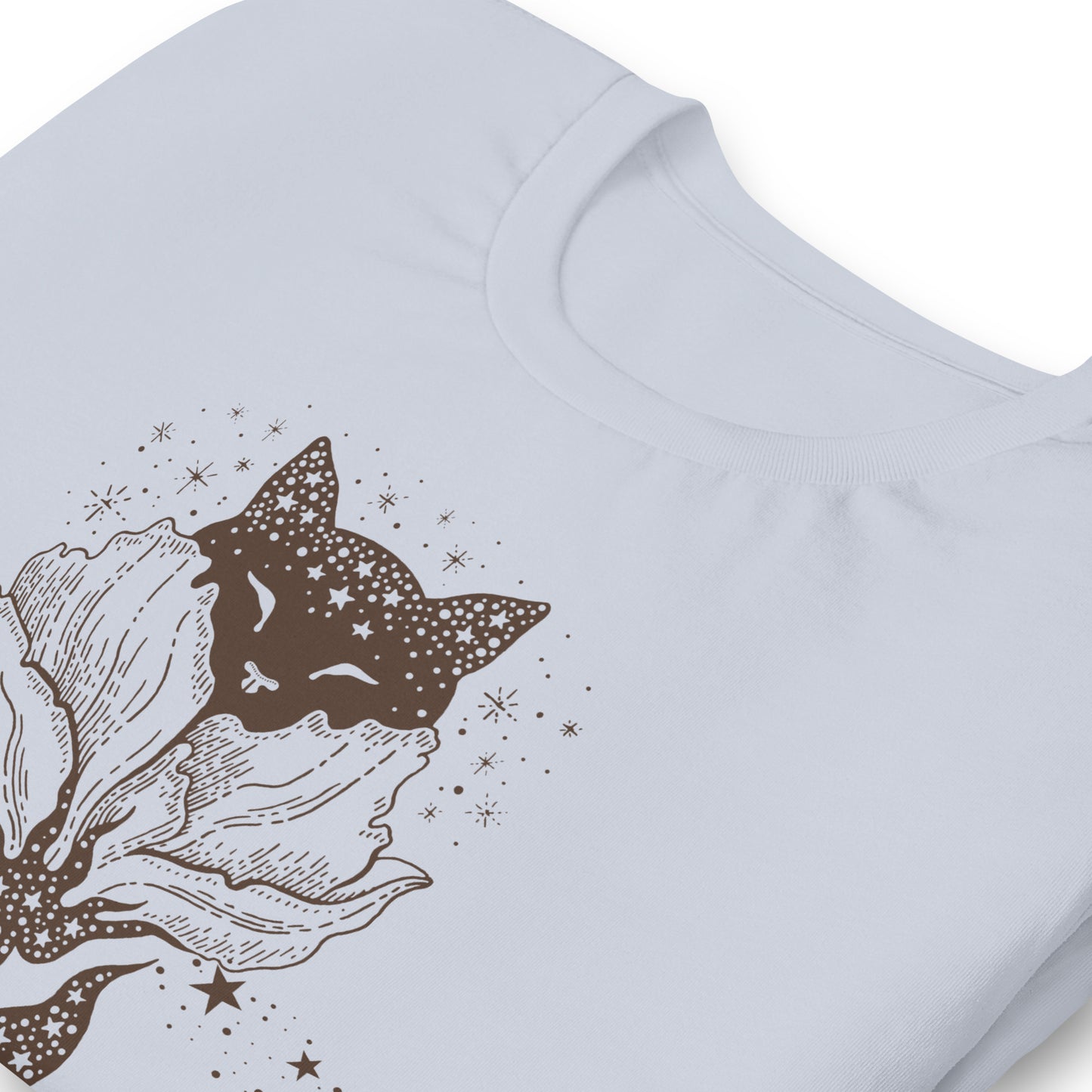 Cat Flower Unisex Tee