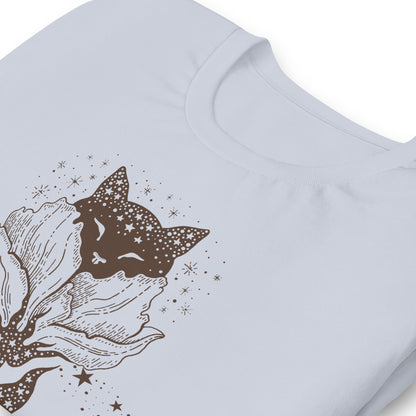 Cat Flower Unisex Tee