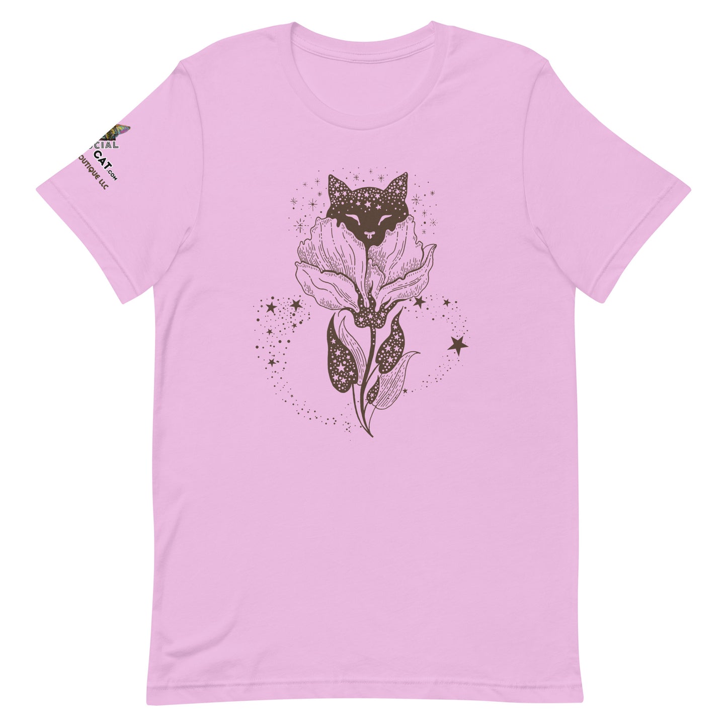 Cat Flower Unisex Tee