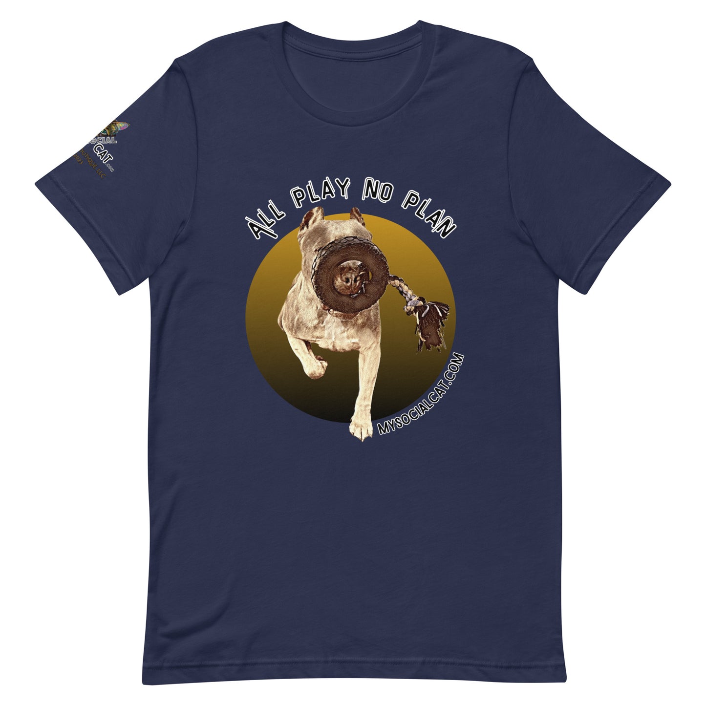unisex staple t-shirt navy front