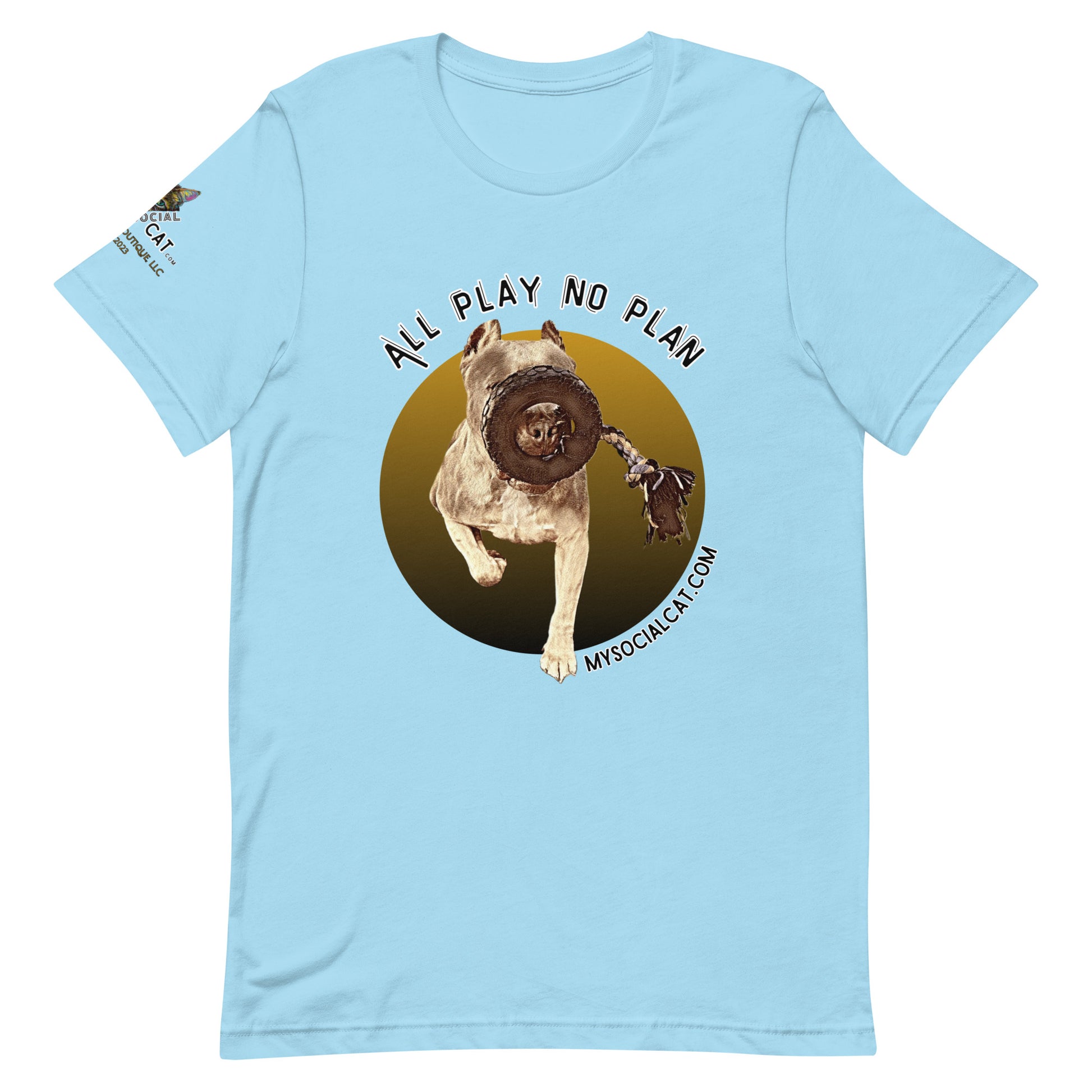 unisex staple t-shirt ocean blue front