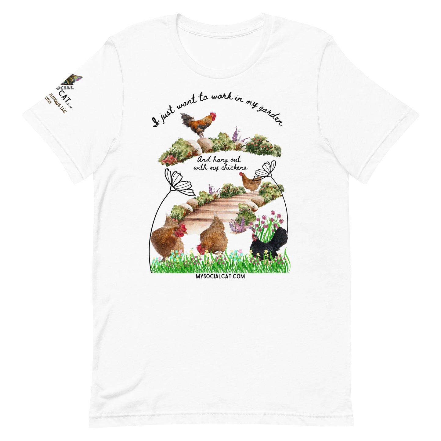 Work In My Garden Unisex Tee