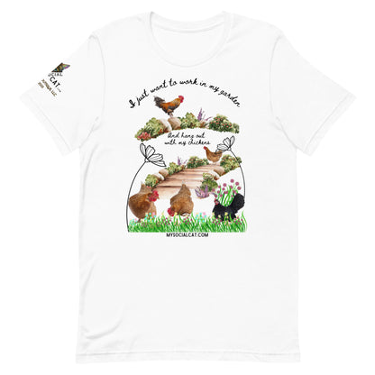 Work In My Garden Unisex Tee