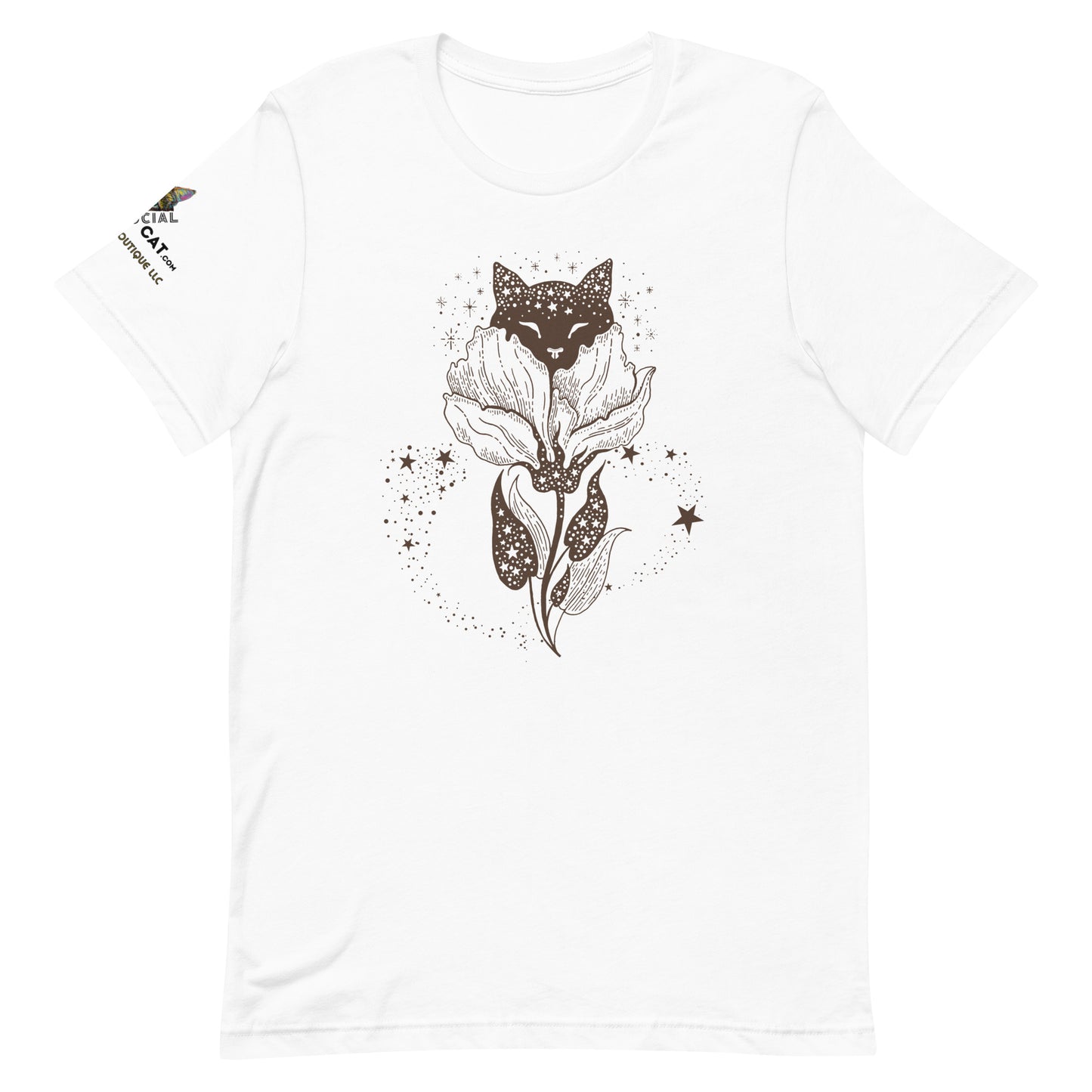 Cat Flower Unisex Tee