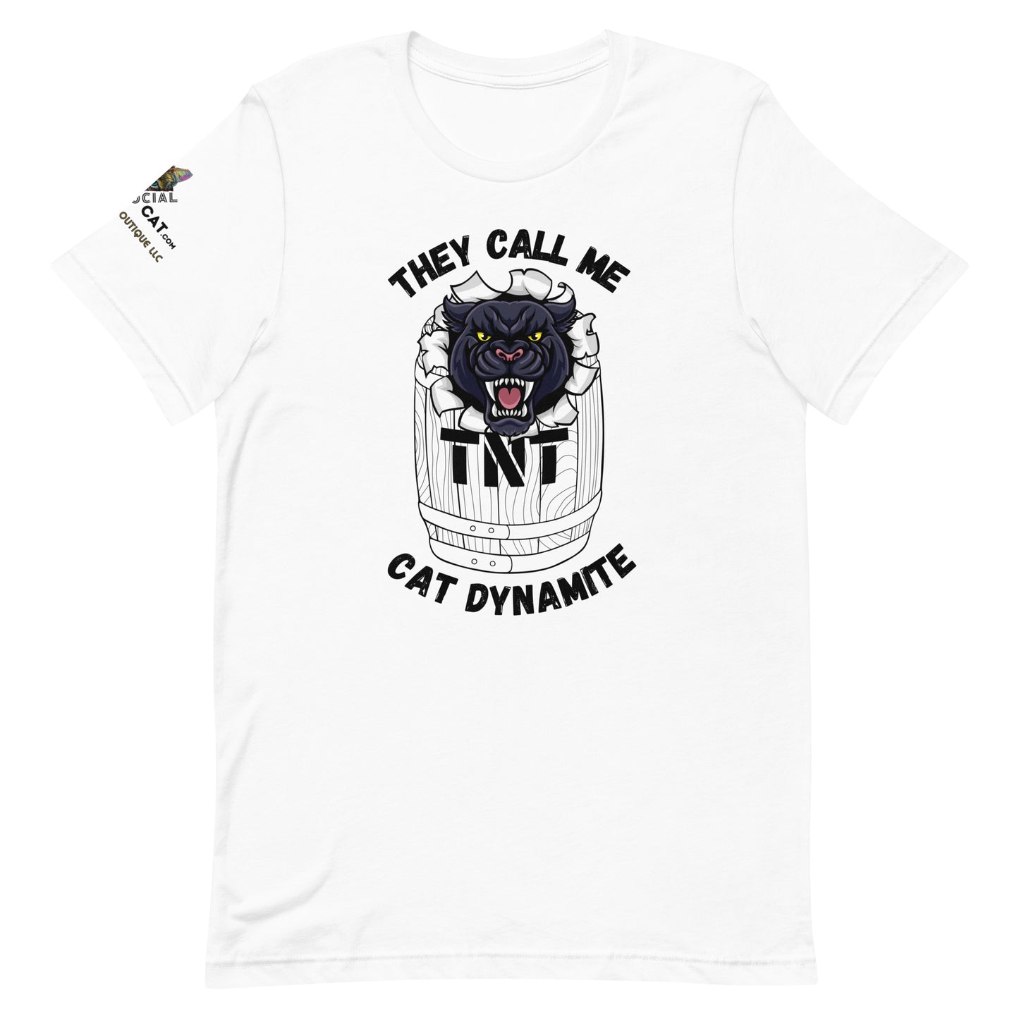 Cat Dynamite Unisex Tee - My Social Cat Bonafide Boutique LLCCat Dynamite Unisex TeeT-shirt