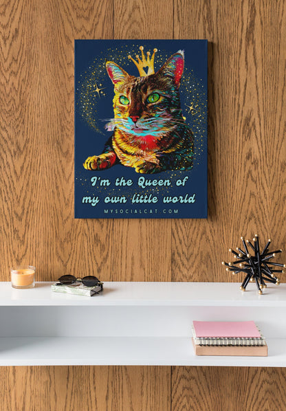 I'm The Queen Canvas Print