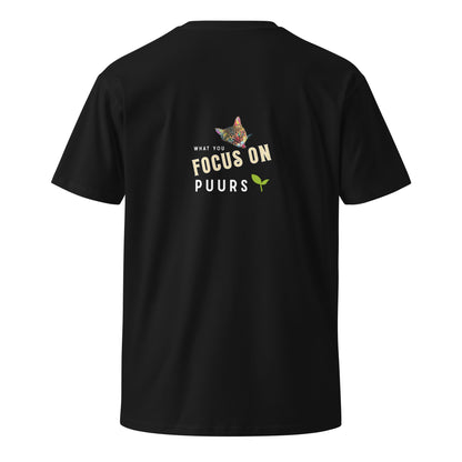 What You Focus On Puurs Unisex Premium Tee - My Social Cat Bonafide Boutique LLCWhat You Focus On Puurs Unisex Premium TeeT-shirtMy Social Cat Bonafide Boutique LLCBlackScatpuurs