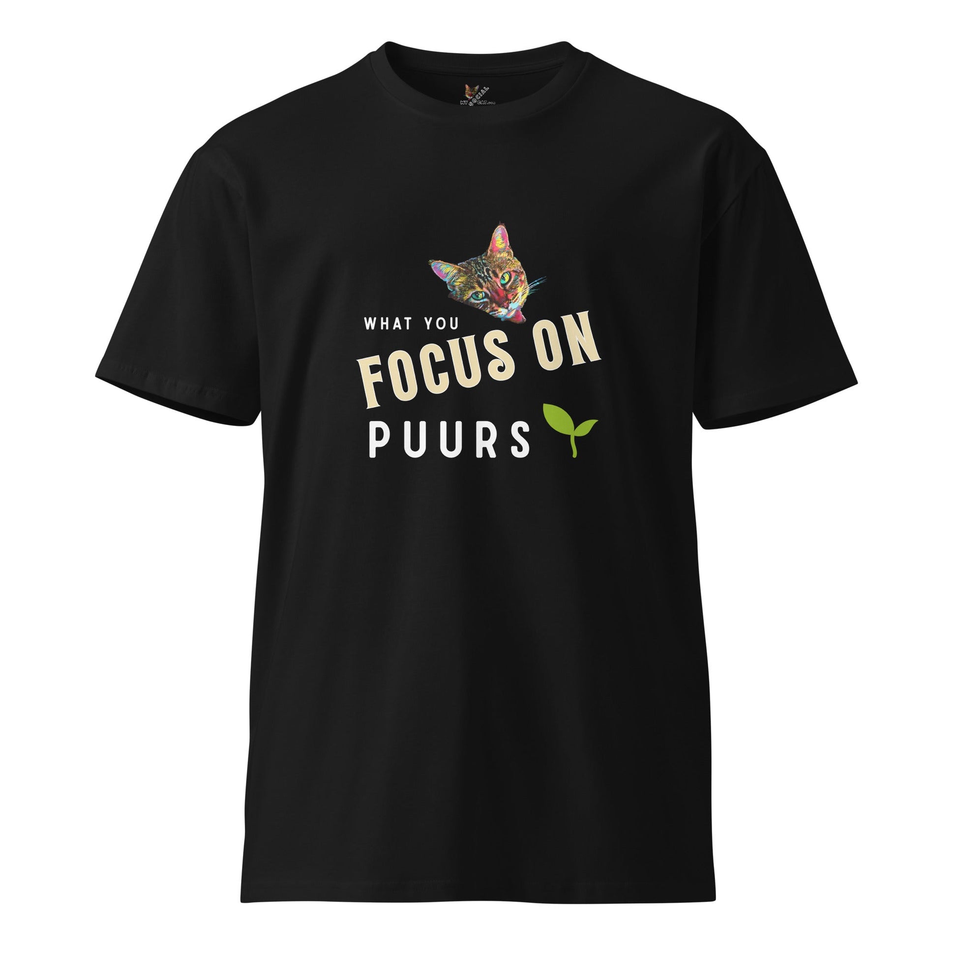 What You Focus On Puurs Unisex Premium Tee - My Social Cat Bonafide Boutique LLCWhat You Focus On Puurs Unisex Premium TeeT-shirtMy Social Cat Bonafide Boutique LLCBlackScatpuurs