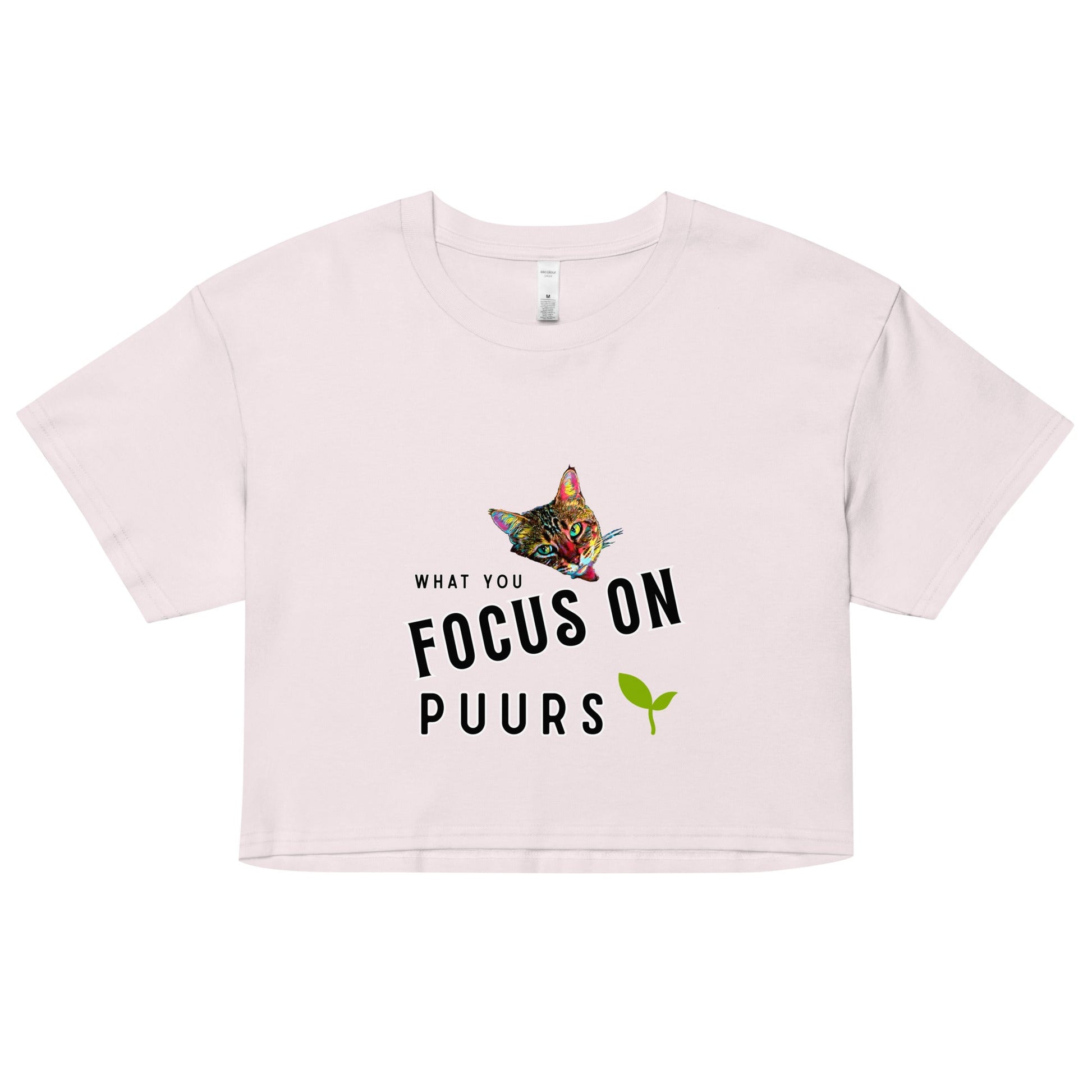 What You Focus On Puurs Women’s Crop Top - My Social Cat Bonafide Boutique LLCWhat You Focus On Puurs Women’s Crop Topcrop topMy Social Cat Bonafide Boutique LLCOrchidXScatcrop