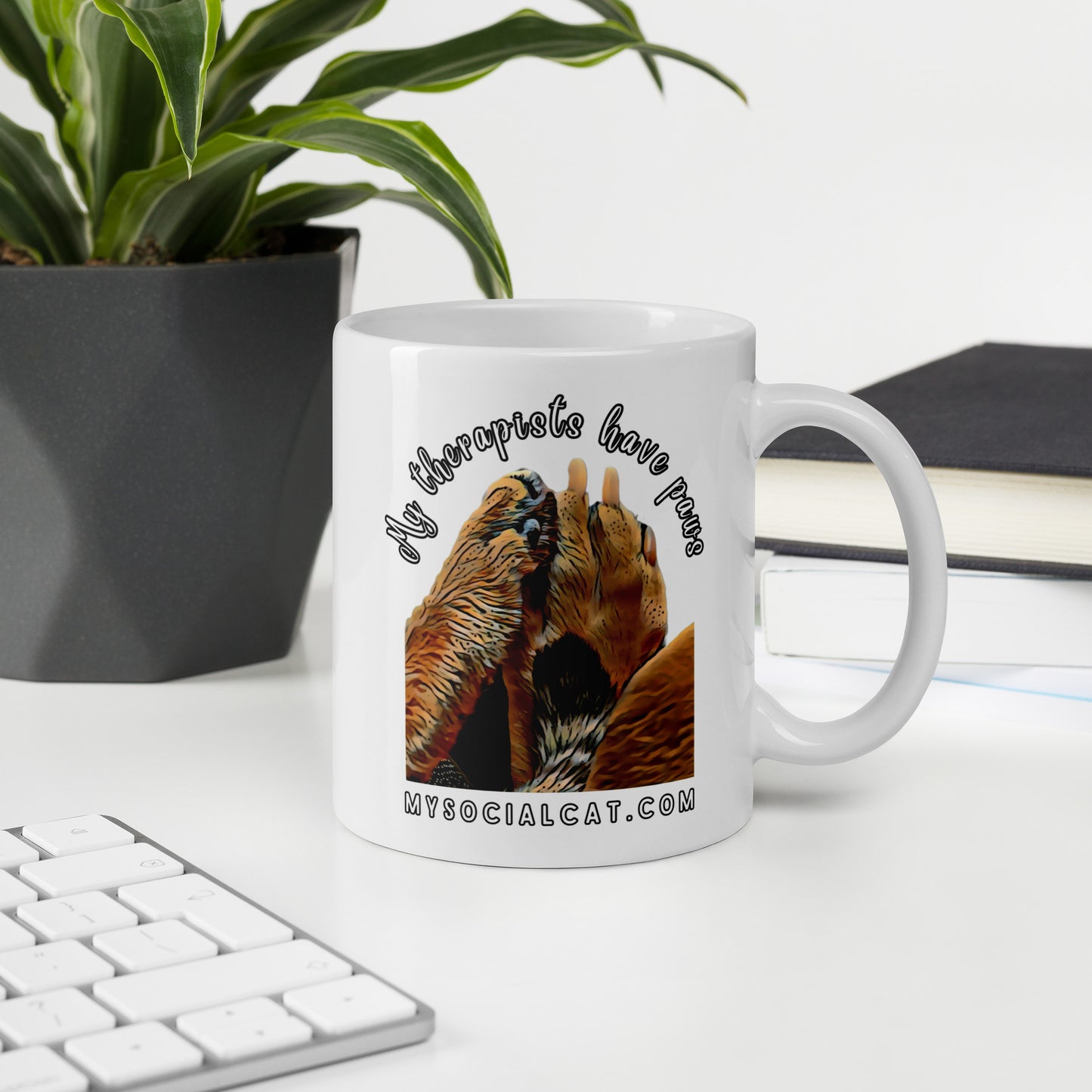 white-glossy-mug-white-11oz-office-environment-64a8ba2148f49 mysocialcat.com
